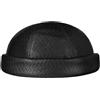 LIERYS Berretto Docker Coppola unicolore Pelle di Agnello Prodotto in Italia Unisex Autunno Inverno