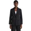 United Colors of Benetton Giacca 28mvdw00f, Giacca Donna, Nero 100, 44