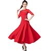YDHTIZ Vestiti da ballo da valzer da donna per prestazioni standard abiti da ballo da sala da ballo Tango pratica costume moderno abbigliamento da ballo
