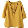 Vogstyle Donna Nuovo Tunica T-Shirt Maglietta Jacquard Top