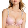 Victoria's Secret Vrysxy - Reggiseno Push-up da Donna con Cinturino in Pizzo Lucido
