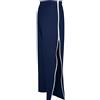 Confezioni Lella Pantaloni Tuta con Aperture Laterali in Felpa Leggera per Riabilitazione (IT, Testo, M, Regular, Regular, Blu)