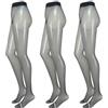Girardi ENERGY G2 Collant semi-velato 30 Den. - 3 paia/pezzi - 86% nylon 13% elastan 1% cotone (L, Nero)