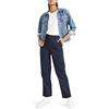 Dockers Original Khaki High Straight, Pantaloni Donna, Navy Blazer, 30 Long