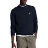 Lyle & Scott Uomo Maglione Golf Ricamato in Merino - Blu Navy Scuro - S