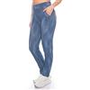 Kendindza Collection Kendindza - Leggings termici da donna foderati con aspetto in stile jeans e interno in pile di microfibra, base opaca