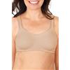 Amoena Tiana - Reggiseno per mastectomia da donna, senza ferretto, con tasche, comodo e con spalline larghe regolabili, Rosa Nudo, 6A