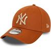 New Era NY Berretto per Tifosi 9Forty Regolabile Cappellino Baseball New York Visiera Curva Yankees Marrone