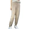 Generic Pantaloni da donna in 100% lana merino e cashmere, pantaloni invernali con elastico in vita.