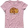 3styler T-Shirt Donna Gatto Giuliano Kiss Me Licia - Love Me Knight- Cartoni Anni 80 Shirt - Linea Classic - 100% Cotone 185 gr/mq (S, Rosa)