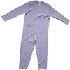 INTIMOSTORE Tutoni Sanitari, Pigiama Intero Donna per degenti, Cotone 100%, Prodotto in Italia (Media 44 IT, Lilla)