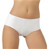 JADEA 3 Slip Donna Midi Taglio Laser in Cotone Art. 8011 (5, Bianco)