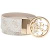 GUESS Cinta donna Nolana 4g reversible bone logo TAGLIA: M