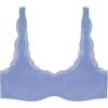 YAMAMAY - Reggiseno Bralette con Ferretto Morbido, Denim, Linea Modal Seta Color, Donna, L