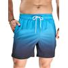 Arcweg Pantaloncini da Nuoto per Uomo con Fodera in Rete, Pantaloncini da Bagno Asciugatura Rapida, Pantaloncini da Nuoto per Uomini con Tasche con Zip, Surf Nuoto Spiaggia