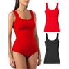 Risalti Canotta Donna Pizzo Letizia 2 pz - Intimo Donna Seamless, Canottiera Donna Intimo Microfibra più Morbida della Canottiera Donna Cotone Senza Cuciture - Made in Italy