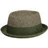 LIPODO Ennario Cappello Pork Pie Paglia Screziato Multicolore Prodotto in Italia Uomo Primavera Estate