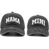 Hatwell Mama and Mini Cappelli, Mommy and Me Hat, Madre Figlia, Regalo coordinato mamma e bambino, set di cappellini da baseball genitore-figlio