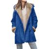 Generico cappotto con cappuccio Piumino Donna Invernale Lungo Cappotto Donna Parka Invernale Curvy Giubbotto Imbottito Giacca Termica Trench Corto Cappotti giacca pile