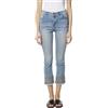 Koroshi Jeans Denim Cropped Pushup da donna, blu, 40