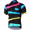 ARSUXEO Maglia da Ciclismo da Uomo Manica Corta Bright MTB Jersey T-Shirt Traspirante da Bici ZY842 S