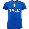 BrolloGroup T-Shirt Italia Personalizzabile con Il Tuo Nome e Numero Maglietta in Cotone Bambino Uomo Maniche Corte Azzurri PS 27431