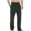 HomyComy Pantaloni Pigiama Uomo 100% Cotone Leggero Abbigliamento da Notte Pantaloni del Pigiama Sciolti a Quadri da Uomo con Coulisse e Tasca