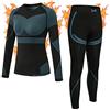 MEETYOO Intimo Termico Donna Traspirante Set Pantaloni e Maglia Termica Donna Biancheria Intima Termica per Sci Sport Elastica e Asciugatura Rapida
