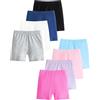 Domee Pantaloncini Shorts Leggings Corti Estivi Bambina Pacco da 8 Tinta Unita Fresca 10-11 Anni (Taglia Produttore 170)