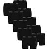 Puma - Boxer intimi da uomo, confezione da 10 pezzi Nero L