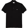 Lacoste L1212 Polo, Nero (Noir), L Uomo