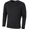 Calvin Klein Relaxed Fit Monogram Logo Fleece Sweatshirt Maglia di Tuta Uomo (Pacco da 1)