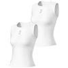 INBIKE Canotta Ciclismo Donna Estivo Maglia Ciclismo Maglia MTB Senza Maniche Tessuto a Rete Traspirante Asciugatura Rapida Anti-Odore Leggero Taglia Piccola 2Bianco S-M