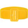 VONMELLI Cinture elastiche larghe da donna cinture elastiche vintage per donne alla moda cintura in vita per vestito, Giallo, vita 22-25
