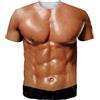 Loveternal muscolio T-Shirt Uomo Manica Corta Unisex Tee Shirt 3D Stampato Magliette Uomo Divertenti Camicia XL