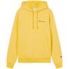 Champion Felpa Uomo con Interno Felpato e Piccolo Logo Ricamato Icons, 221790 (IT, Testo, S, Regular, Regular, Giallo)