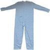 INTIMOSTORE Tutoni Sanitari, Pigiama Intero Donna per degenti, Cotone 100%, Prodotto in Italia (Media 44 IT, Bianco Stampato)