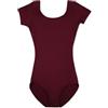 Capezio Short Sleeve Leotard-Girls Body Bambine e Ragazze