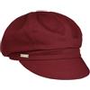 Seeberger Berretto Newsboy Azalee Donna - Cotton cap Estivo con Visiera, Fodera Estate Primavera/Estate - Taglia Unica Rosso Bordeaux