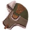 Comhats Fancet Cappelli invernali unisex per uomo donna pelliccia sintetica paraorecchie caccia caccia tiro cappello caldo Ushanka soldato russo cacciatore bombardiere sci all'aperto moda verde 60-62 cm