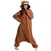 wotogold Pigiama di Orso del caffè Animale Costumi Cosplay per Adulti Unisex
