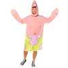 Amscan Costume Ufficiale di Spongebob Squarepants per Adulti da Patrick Star, Rosa/Giallo, Chest: 50