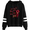 LKY STAR Unisex Sweatshirt Hazbin Hotel Merch per Ragazzi Ragazze Felpa con Cappuccio Cartoon Casual Hoodie