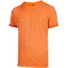 U-POWER DON'T WORRY... BE HAPPY! U-Power Fluo, T_Shirt Classica Slim Fit, Abbigliamento da Lavoro da Uomo, Tessuto in Cotone, Girocollo, Manica Corta, Confortevole, Casual, Abbigliamento Estivo (ORANGE FLUO - L)