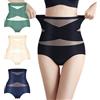 2XK-NOV Modellante Slip Donna per Pancia Piatta, Vita Alta Shapewear Sexy (IT, Testo, XL, Regular, Regular, 4, Colore della Pelle+Verde+Blu+Nero)