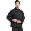 Nanxson Giacca da Cuoco Uomo Doppiopetto, Maniche Corte e Lunghe | Uniforme Leggera da Chef, Giacca Bianca da Cuoco per Ristoranti, Bracerie e Buffet di Hotel