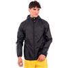 LEGEA Giacca impermeabile ATACAMA antivento sportiva da uomo con cappuccio full zip polsini elastici 100% poliestere
