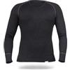 SES Maglietta termica da uomo, a maniche lunghe, taglie S-4XL, in cotone, traspirante, termica, antracite., M