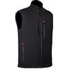 AAA Ambick Ambick Krayz Gilet da uomo per abbigliamento sportivo softshell da esterno antivento foderato in pile con tasche con cerniera, gilet da corsa senza maniche ideale per viaggi, golf, escursioni