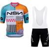 RDCYCLIST 2026 Pro Team Maglia da ciclismo da uomo Completo, maglia da bicicletta traspirante per mountain bike, pantaloncini con bretelle kits Paddad (L)